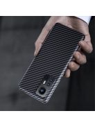 RMPACK Xiaomi 12/12X Aramid Tok Kevlar Carbon Fiber Mintázattal BENKS Fekete