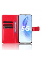 RMPACK Honor 90 Lite 5G Notesz Tok Business Series V3 Kitámasztható Kártyatartóval Piros