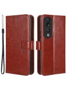 RMPACK Honor 90 5G Notesz Tok Business Series V2 Kitámasztható Bankkártyatartóval Barna