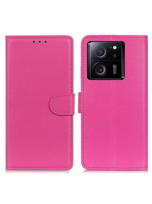 RMPACK Xiaomi 13T / 13T Pro Notesz Tok Kártyatartóval Pink