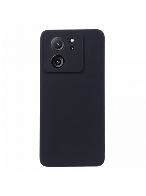 RMPACK Xiaomi 13T 5G / 13T Pro 5G Szilikon Tok TPU Kamera Lencse Védelemmel Fekete