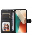 RMPACK Xiaomi Redmi Note 13 5G Notesz Tok Kitámasztható Bankkártya Tartóval Fekete