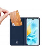 RMPACK Honor 200 Lite 5G Notesz Tok Mágneses DUX DUCIS Skin Pro Series Kitámasztható Kártyatartóval Kék