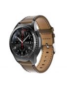 Samsung Gear S3 Classic / Frontier Óraszíj - Pótszíj Valódi Bőr Barna