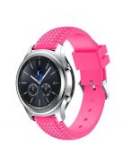 Samsung Gear S3 Classic / Frontier Szilikon Óraszíj - Pótszíj Tyre Style Pink