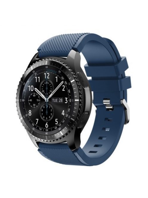 Samsung Gear S3 Frontier / Gear S3 Pótszíj - Óraszíj Trendy Sport Szilikon Kék