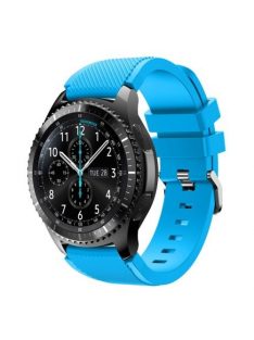   Samsung Gear S3 Frontier / Gear S3 Pótszíj - Óraszíj Trendy Sport Szilikon Világoskék