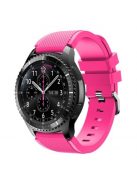 Samsung Gear S3 Frontier / Gear S3 Pótszíj - Óraszíj Trendy Sport Szilikon Pink