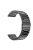 18mm Stainless Steel Smart Watch Replacement Strap for Xiaomi Mi Watch - Black