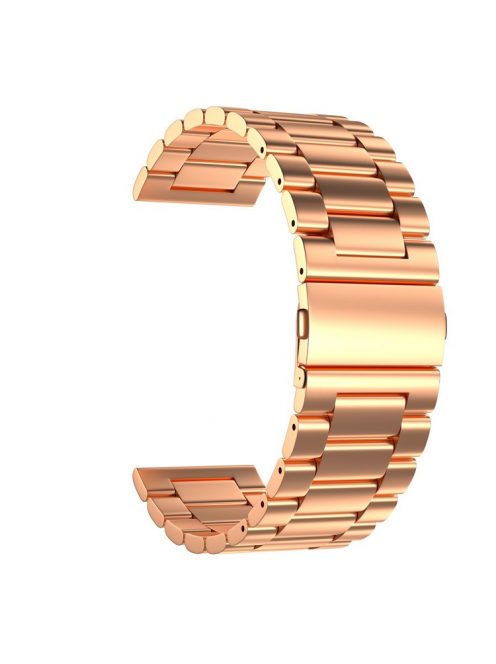 18mm Stainless Steel Smart Watch Replacement Strap for Xiaomi Mi Watch - Rose Gold