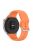 22mm Arc-shaped Watchband for Xiaomi Watch S2  /  S1  /  S1 Pro, Adjustable Silicone Wrist Strap with Metal Buckle - Orange