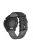 22mm Bi-Color Silicone Watchband Strap Replacement Wrist Strap for Xiaomi Haylou RT LS05s/RS3 LS04 - Black/Grey