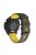 22mm Bi-Color Silicone Watchband Strap Replacement Wrist Strap for Xiaomi Haylou RT LS05s/RS3 LS04 - Black/Yellow