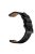 16mm Top Layer Cowhide Leather Watch Band Strap for Huawei TalkBand B3/B6 - Black