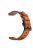 16mm Top Layer Cowhide Leather Watch Band Strap for Huawei TalkBand B3/B6 - Brown