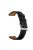 18mm Genuine Leather Sharp Head Smart Watch Band for Huawei TalkBand B5/B3 Active/B2 Active - Black