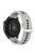 20mm Bi-color Silicone Watch Strap Wristband for Huawei Watch GT3 42mm/Samsung Galaxy Watch 42mm - Grey/Black