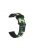 20mm Camouflage Surface with Black Buckle Silicone Watch Band for Huawei Watch GT 2 42mm/Huami Amazfit Watch Youth Edition - Army Green