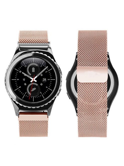 20mm Magnetic Milanese Loop Metal Watchband for Huawei Watch 2 - Rose Gold