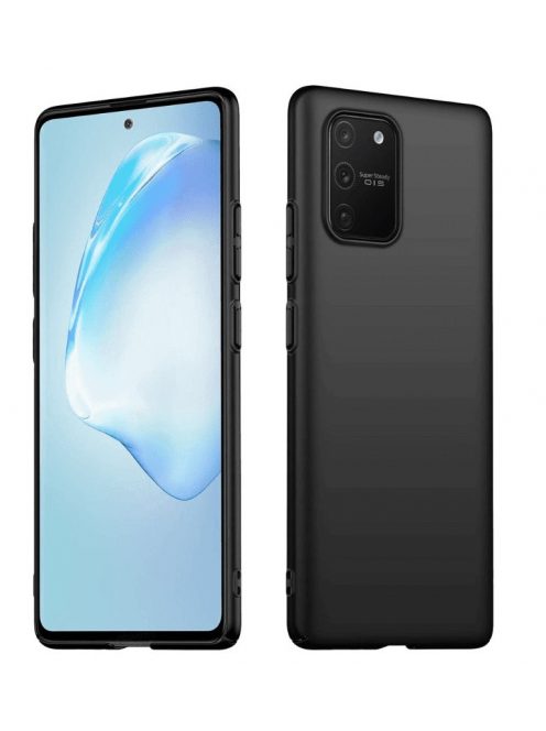 Samsung Galaxy S10 Lite Szilikon Tok TPU Fekete